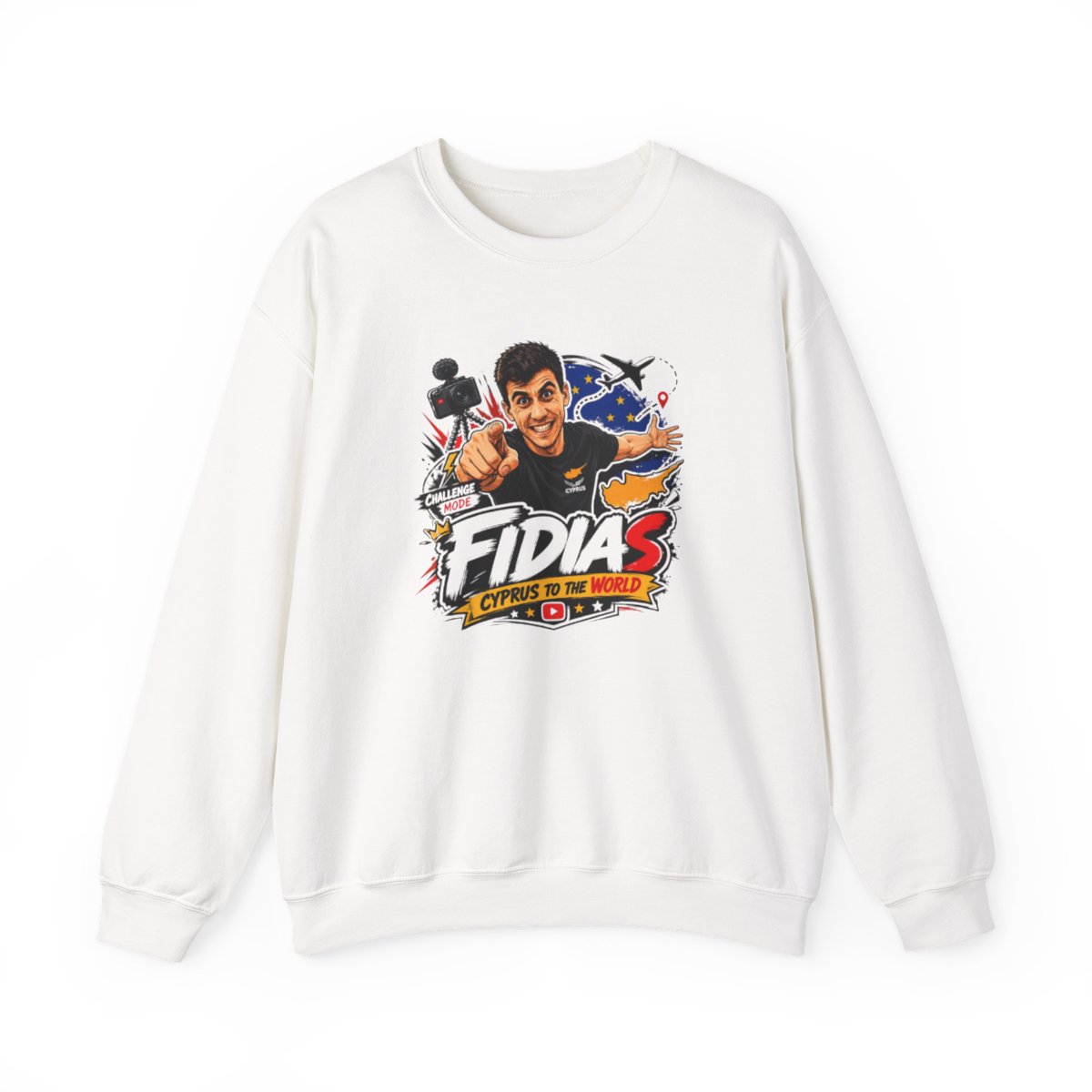 Fidias Gamer Logo Sweatshirt | YouTuber Streamer Graphic Crewneck