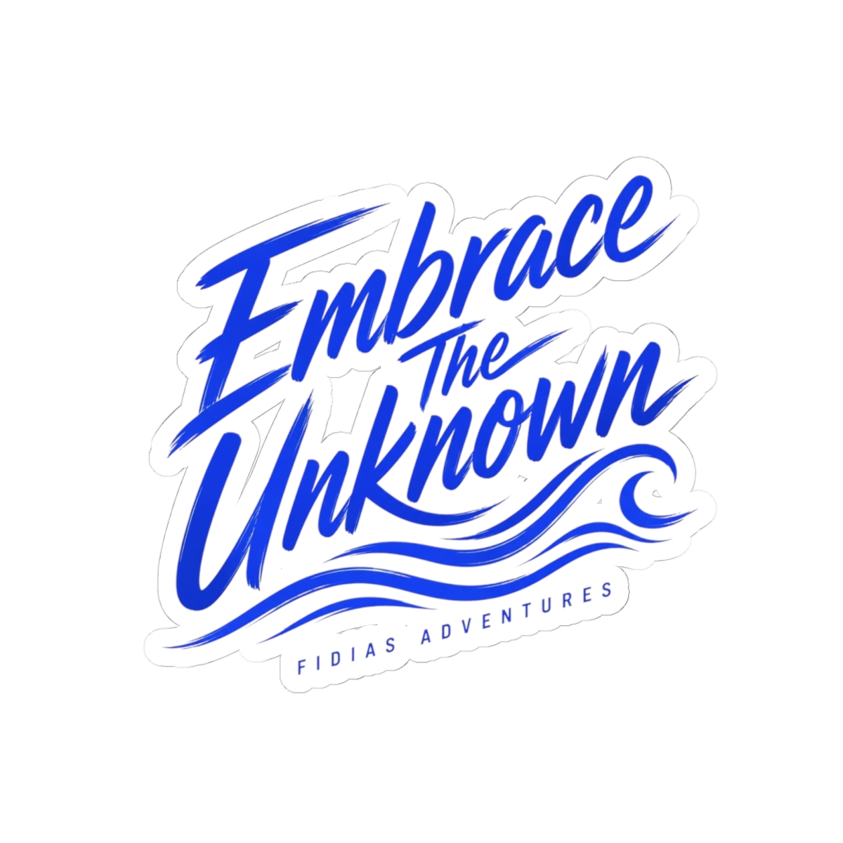 Fidias "Embrace The Unknown" Sticker