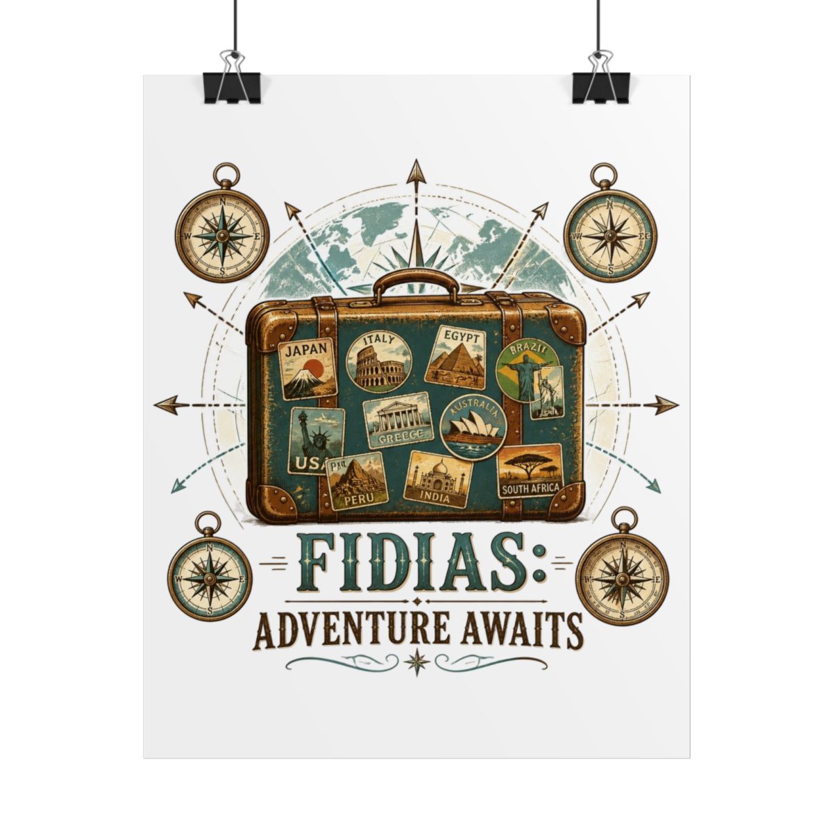 Fidias "Fidias: Adventure Awaits" Poster