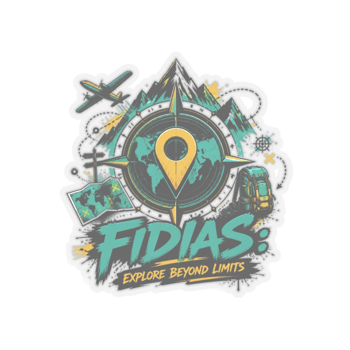 Fidias "FIDIAS: Explore Beyond Limits" Sticker