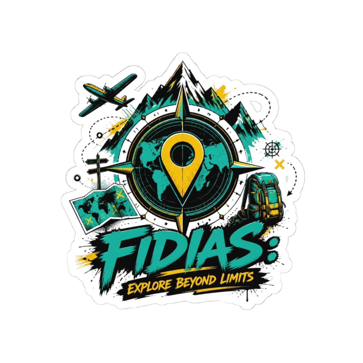 Fidias "FIDIAS: Explore Beyond Limits" Sticker