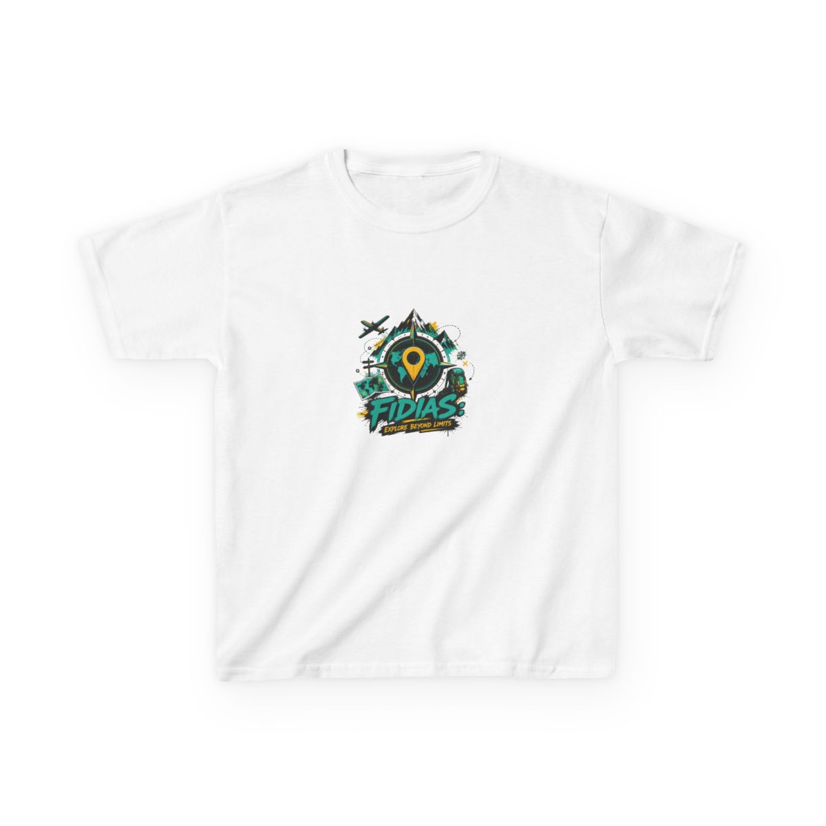 Fidias "FIDIAS: Explore Beyond Limits" Unisex Kids Tee