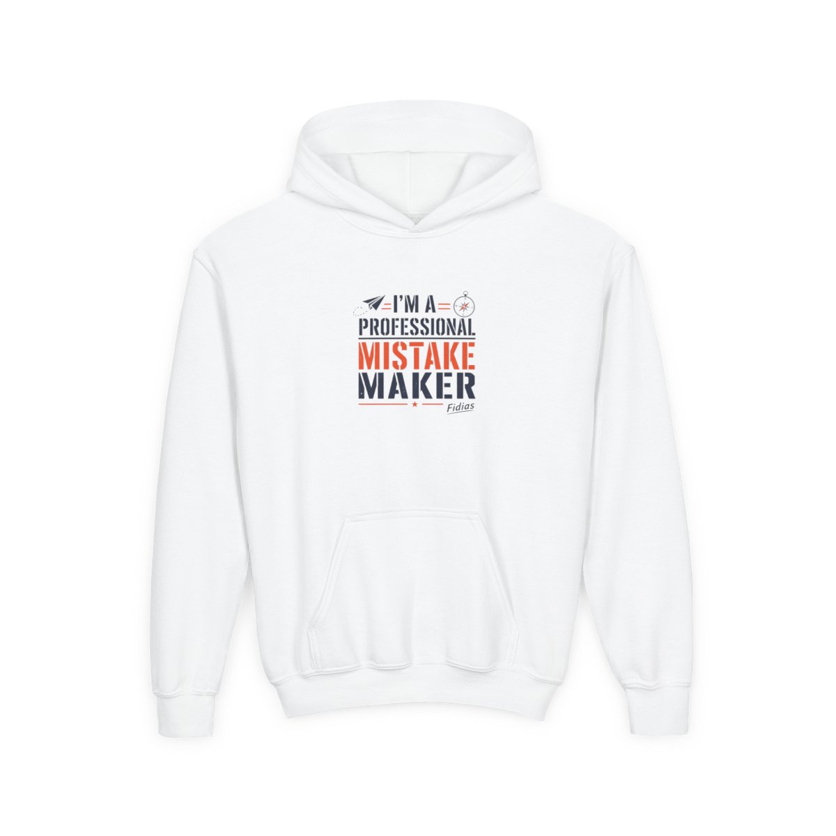Fidias "m a Professional Mistake Maker" Kids Hoodie